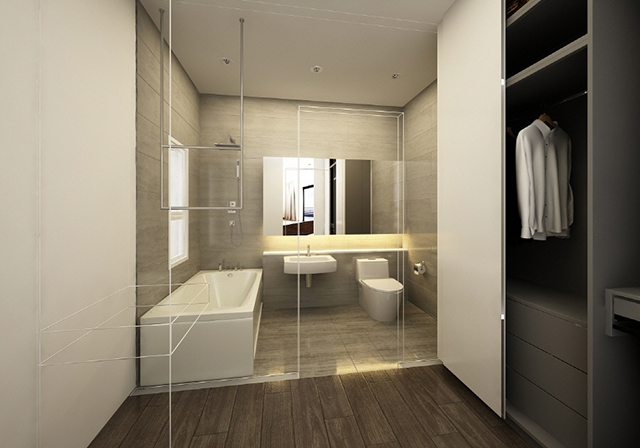 Thiết kế biệt thự 3 tầng 136m2 phong cách hiện đại ở Dương Nội