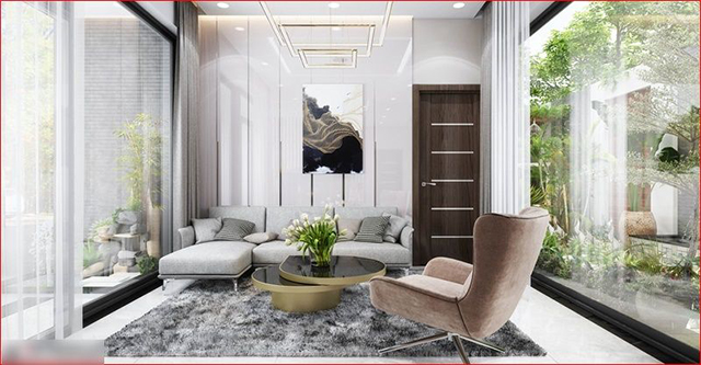 Thiết kế nội thất biệt thự 3 tầng 108m2 ở Nam An Khánh
