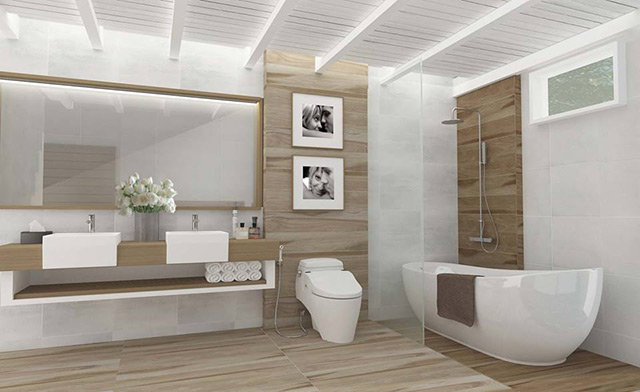 Thiết kế nội thất nhà liền kề 2 tầng 140m2 tại Hoài Đức, Hà Nội