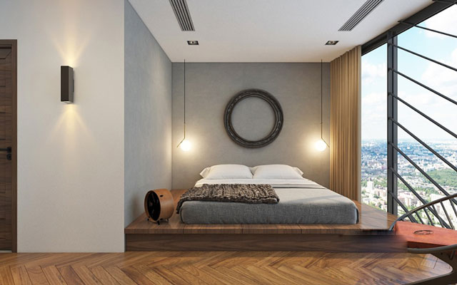 Thiết kế biệt thự 4 tầng mái bằng hiện đại thuộc dự án An Lạc green Symphony