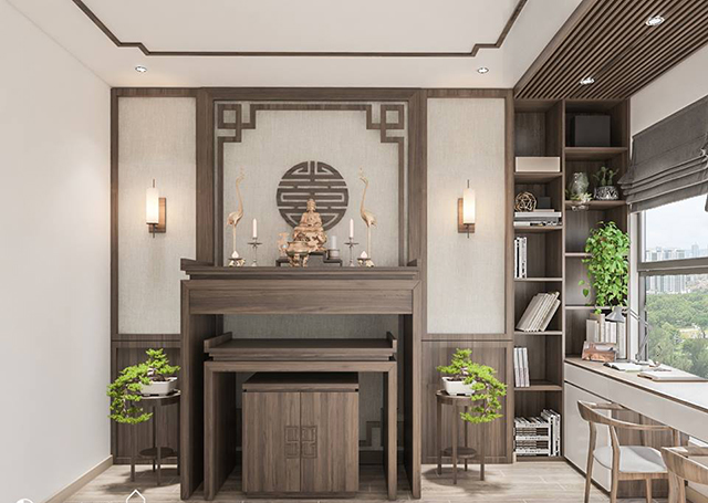 Thiết kế biệt thự 3 tầng 3 phòng ngủ có bể bơi ở Nam An Khánh