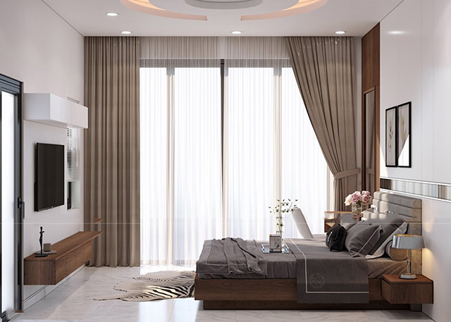 Thiết kế nội thất biệt thự 3 tầng 152m2 tại Hoài Đức, Hà Nội