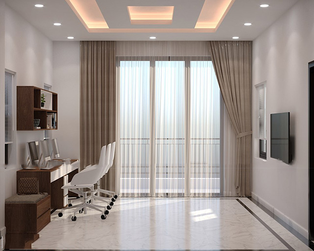 Thiết kế nội thất biệt thự 3 tầng 152m2 tại Hoài Đức, Hà Nội