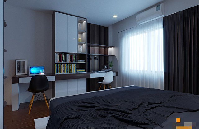 Thiết kế nội thất nhà liền kề 3 tầng phong cách hiện đại ở Nam An Khánh