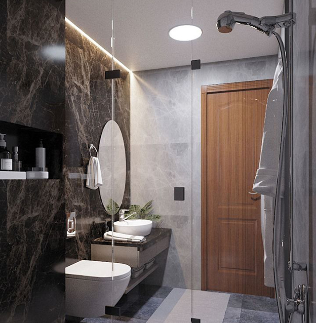 Thiết kế nội thất nhà liền kề 3 tầng phong cách hiện đại ở Nam An Khánh