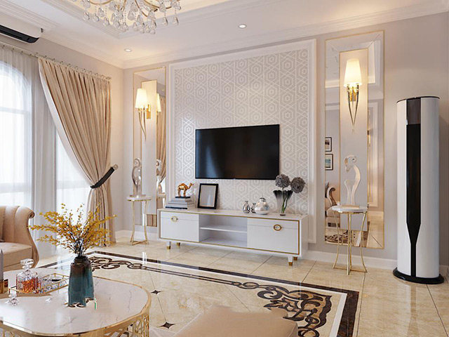 Thiết kế nội thất nhà liền kề 115m2 Hà Đô Charm Villas