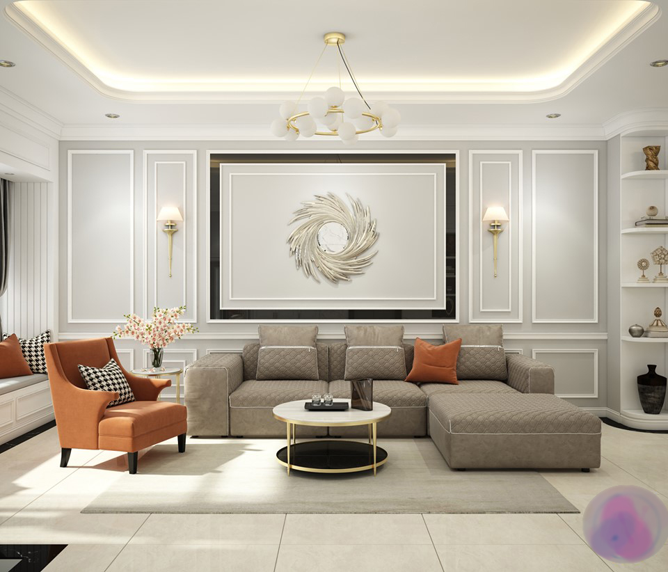 Thiết kế nhà liền kề 3 tầng phong cách hiện đại tại dự án Hà Đô Charm Villa, Hoài Đức, Hà Nội
