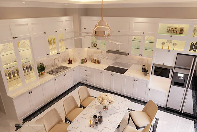 Thiết kế nội thất nhà liền kề 115m2 Hà Đô Charm Villas