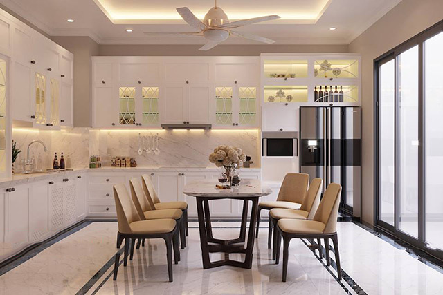 Thiết kế nội thất nhà liền kề 115m2 Hà Đô Charm Villas