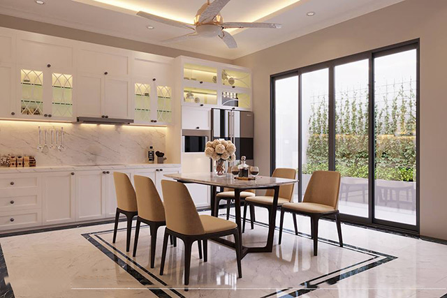 Thiết kế nội thất nhà liền kề 115m2 Hà Đô Charm Villas