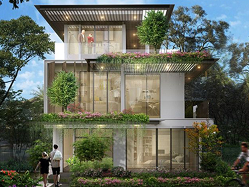 Dự án Thiết kế biệt thự 3 tầng hướng Tây 165.3m2 ở Dương Nội