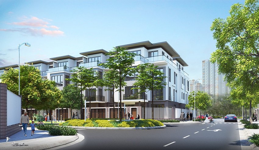 Dự án Thiết kế nhà liền kề 3 tầng phong cách hiện đại tại dự án Hà Đô Charm Villa, Hoài Đức, Hà Nội