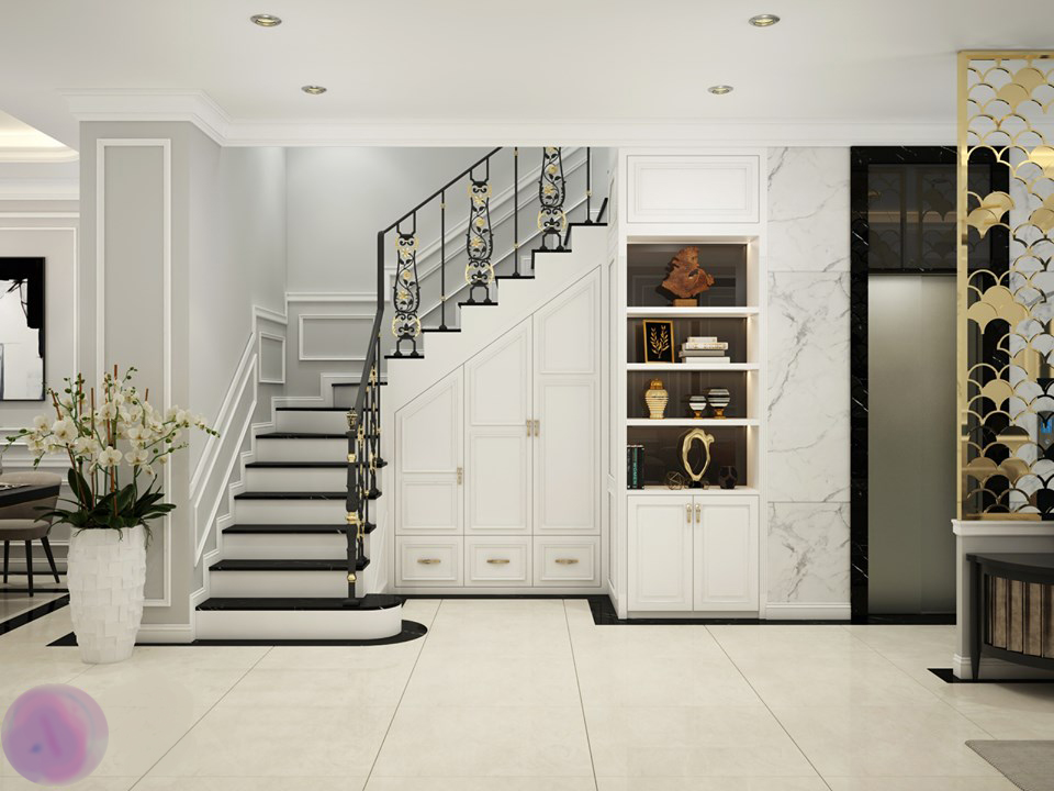 Thiết kế nhà liền kề 3 tầng phong cách hiện đại tại dự án Hà Đô Charm Villa, Hoài Đức, Hà Nội