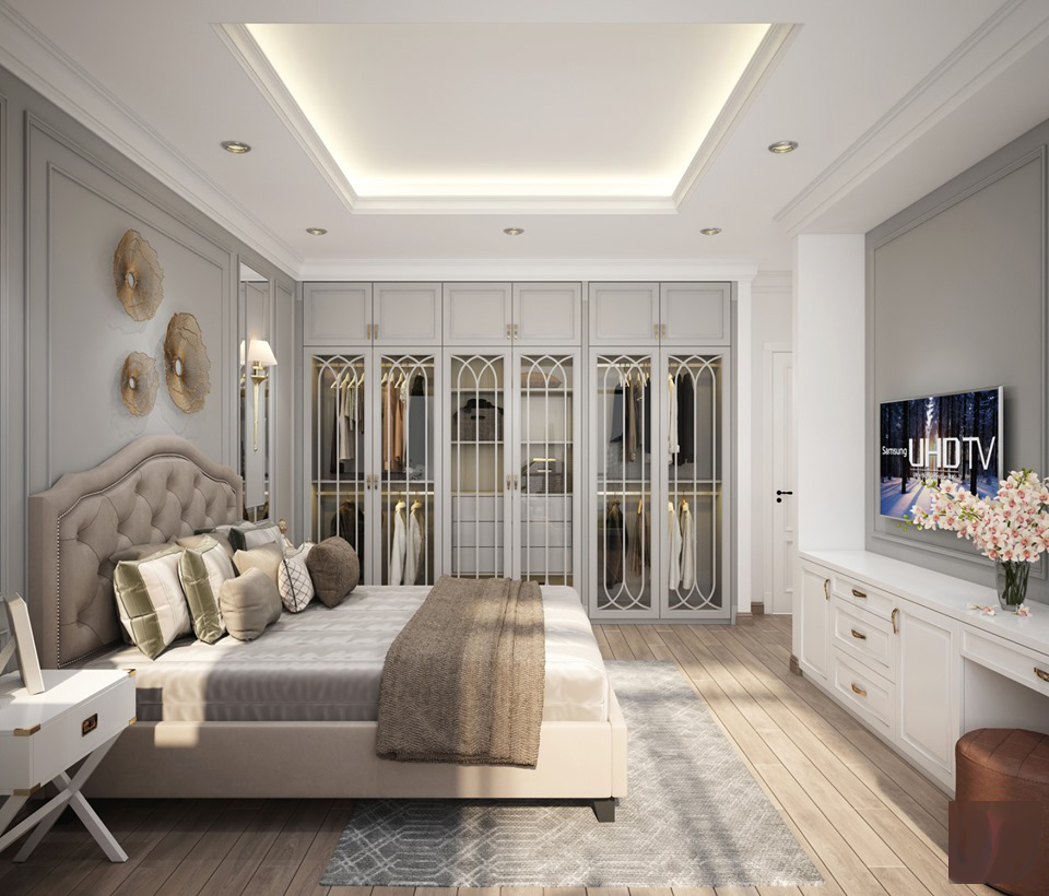 Thiết kế nhà liền kề 3 tầng phong cách hiện đại tại dự án Hà Đô Charm Villa, Hoài Đức, Hà Nội