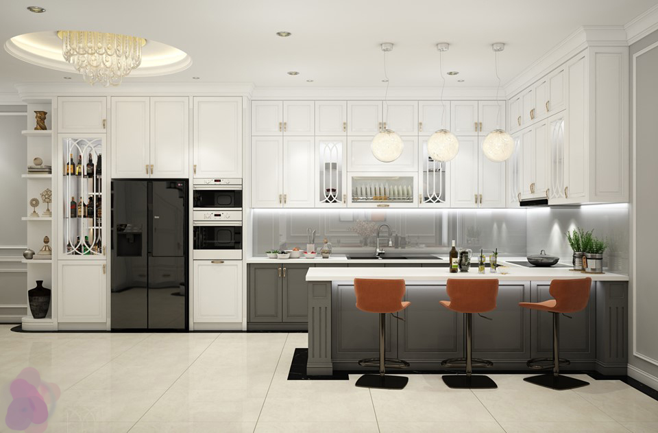 Thiết kế nhà liền kề 3 tầng phong cách hiện đại tại dự án Hà Đô Charm Villa, Hoài Đức, Hà Nội