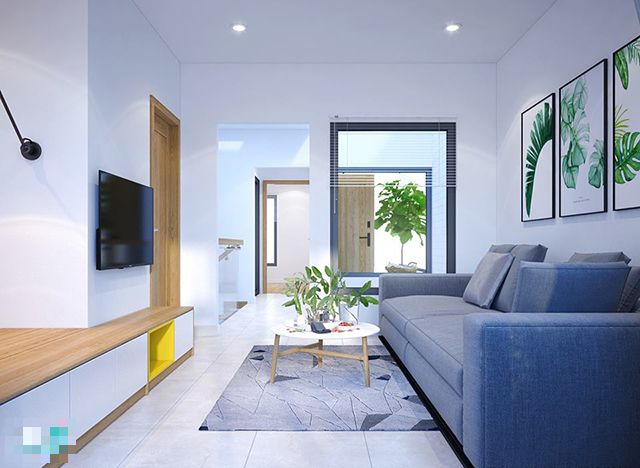 Thiết kế nội thất nhà liền kề 3 tầng 70m2 ở Nam An Khánh 