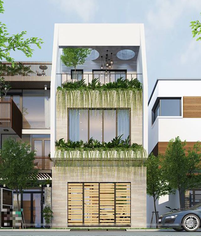 Thiết kế nội thất nhà liền kề 3 tầng 70m2 ở Nam An Khánh 