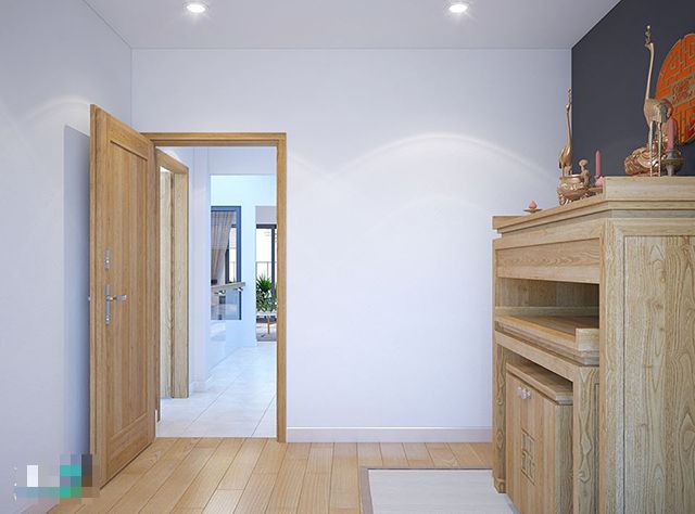 Thiết kế nội thất nhà liền kề 3 tầng 70m2 ở Nam An Khánh 