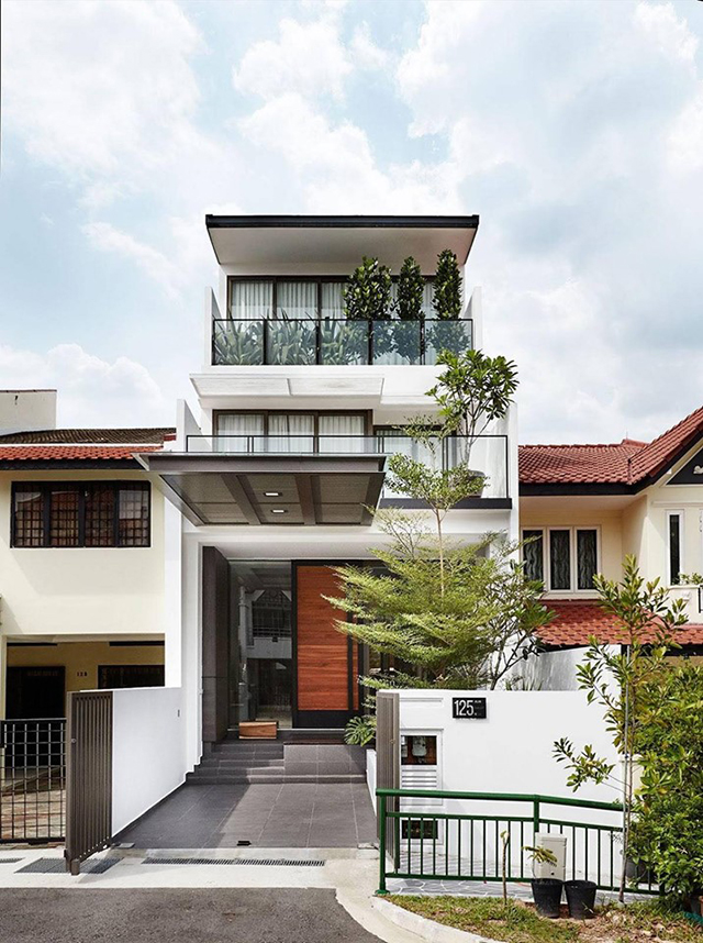 Dự án Thiết kế nhà liền kề 2 tầng 60m2 phong cách hiện đại ở Thanh Xuân
