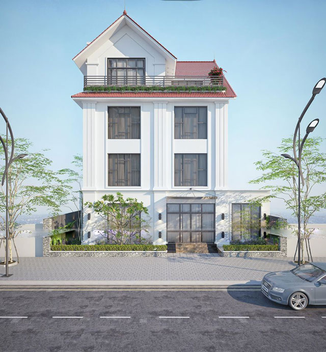 Dự án Thiết kế nội thất biệt thự tại  Thanh Xuân mang phong cách tân cổ điển hướng Đông Bắc