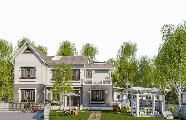 Dự án Thiết kế nội thất biệt thự sân vườn tại Hoài Đức, Hà Nội