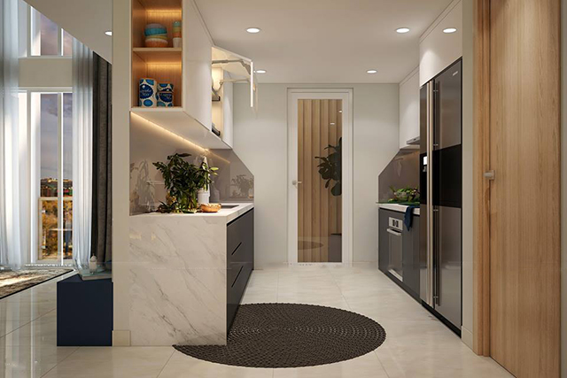 Thiết kế nhà liền kề 62m2 mang phong cách hiện đại ở Thanh Xuân