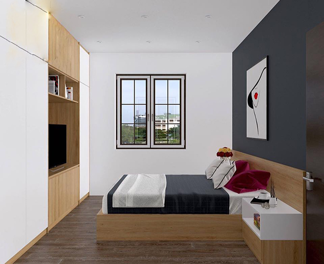 Thiết kế biệt thự 121m2 ở Thanh Xuân theo phong cách hiện đại
