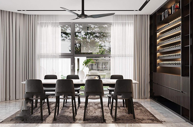 Thiết kế nội thất nhà liền kề 98m2 tại Hà Đô Charm Villas