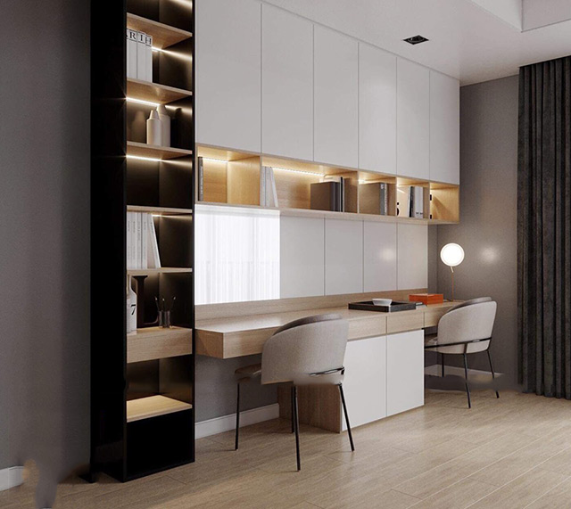 Thiết kế nội thất nhà liền kề 98m2 tại Hà Đô Charm Villas