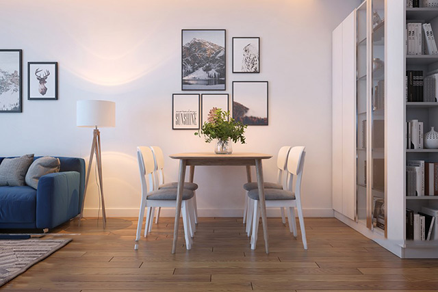 Thiết kế nội thất biệt thự 95m2 phong cách hiện đại tại Hoài Đức, Hà Nội