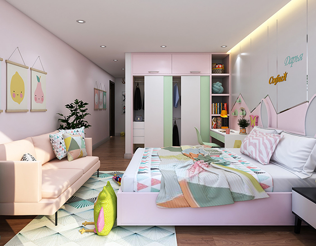 Thiết kế nội thất nhà liền kề 3 tầng hiện đại ở Dương Nội
