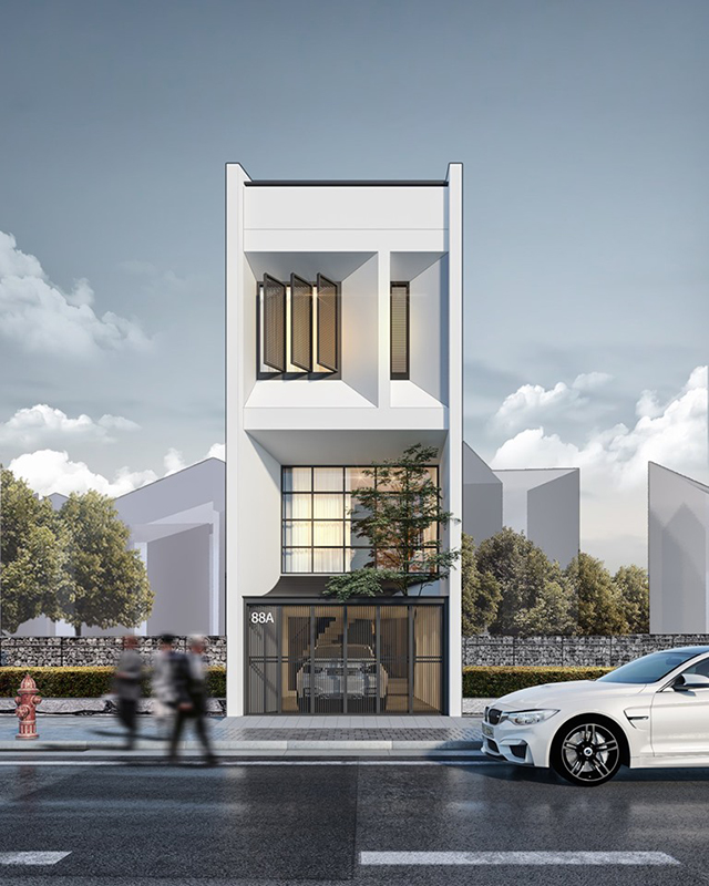 Dự án Thiết kế nhà liền kề 70m2 ở Nguyễn Xiển mang phong cách hiện đại