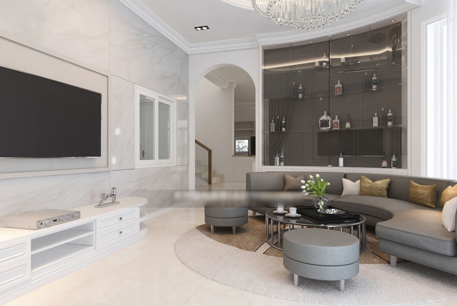 Thiết kế biệt thự Tân Cổ Điển rộng 300m2 tại dự án Hà Đô Charm Villa, Hoài Đức, Hà Nội