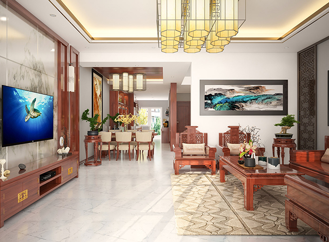 Thiết kế nội thất nhà liền kề 3 tầng hiện đại ở Dương Nội