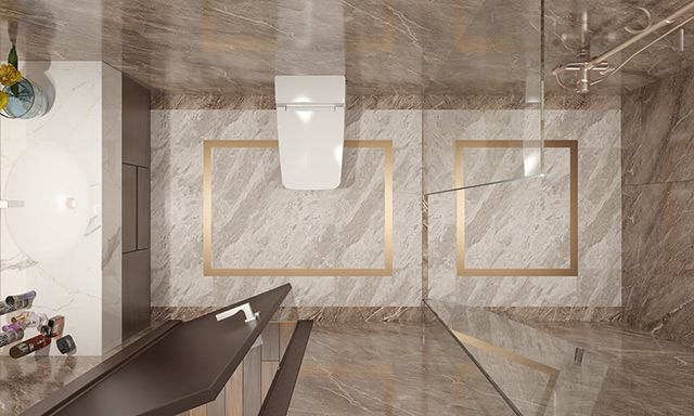 Thiết kế nội thất nhà liền kề 95m2 phong cách hiện đại tại Hoài Đức, Hà Nội