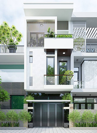 Dự án Thiết kế nội thất nhà liền kề 3 tầng 105m2 ở Nam An Khánh