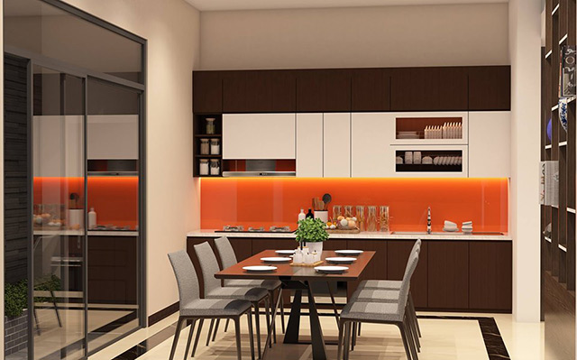 Thiết kế nội thất biệt thự 3 tầng 90m2 tại Hoài Đức, Hà Nội