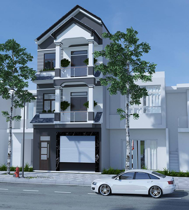 Dự án Thiết kế nội thất biệt thự 3 tầng 90m2 tại Hoài Đức, Hà Nội