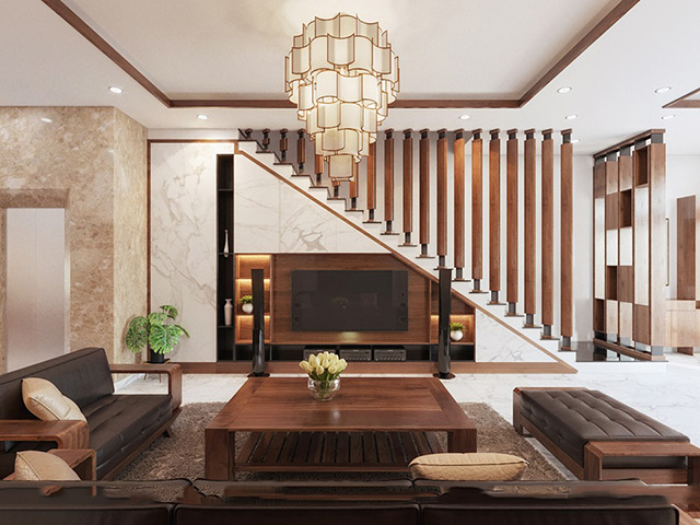 Thiết kế nội thất biệt thự 3 tầng phong cách hiện đại tại Hà Đô Charm Villas