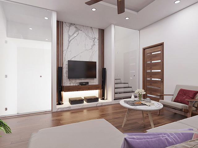 Thiết kế nội thất biệt thự 3 tầng phong cách hiện đại tại Hà Đô Charm Villas