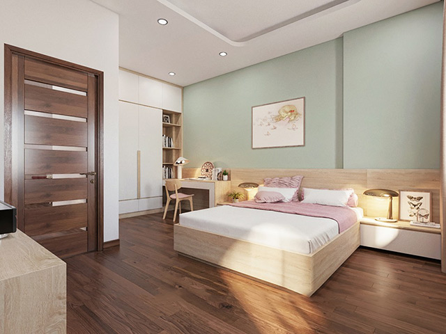 Thiết kế nội thất biệt thự 3 tầng phong cách hiện đại tại Hà Đô Charm Villas