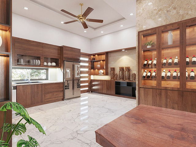 Thiết kế nội thất biệt thự 3 tầng phong cách hiện đại tại Hà Đô Charm Villas