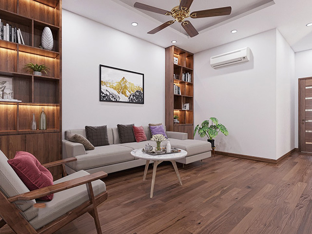 Thiết kế nội thất biệt thự 3 tầng phong cách hiện đại tại Hà Đô Charm Villas