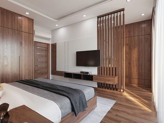 Thiết kế nội thất biệt thự 3 tầng phong cách hiện đại tại Hà Đô Charm Villas