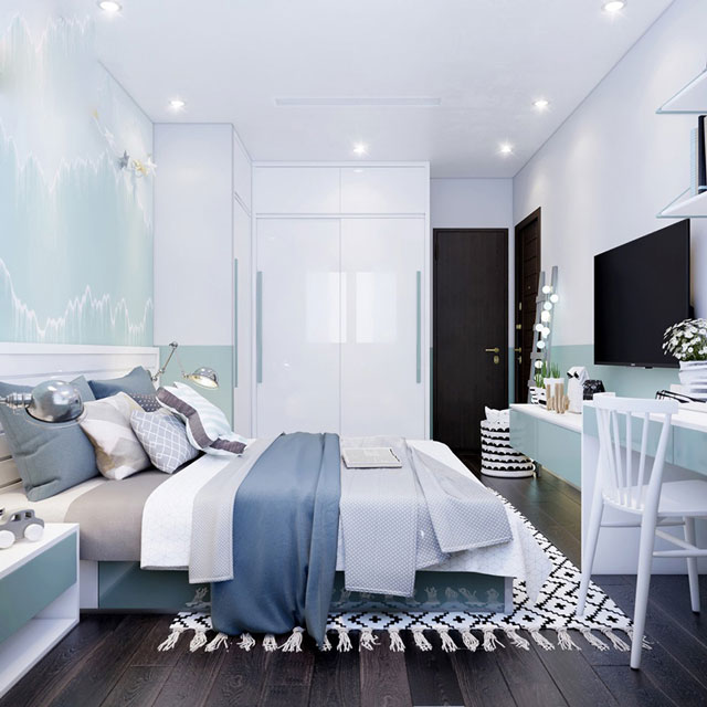 Thiết kế nhà liền kề 2 tầng mang phong cách hiện đại tại Nguyễn Xiển