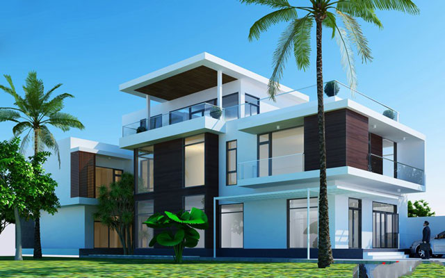 Dự án Thiết kế nhà liền kề 2 tầng mang phong cách hiện đại tại Nguyễn Xiển