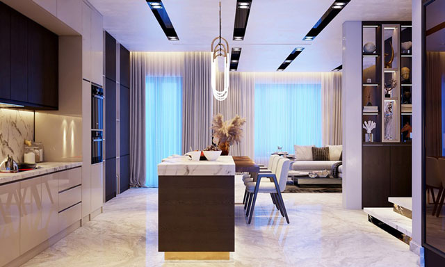 Thiết kế nhà liền kề 2 tầng mang phong cách hiện đại tại Nguyễn Xiển