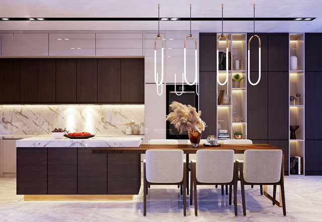 Thiết kế nhà liền kề 2 tầng mang phong cách hiện đại tại Nguyễn Xiển