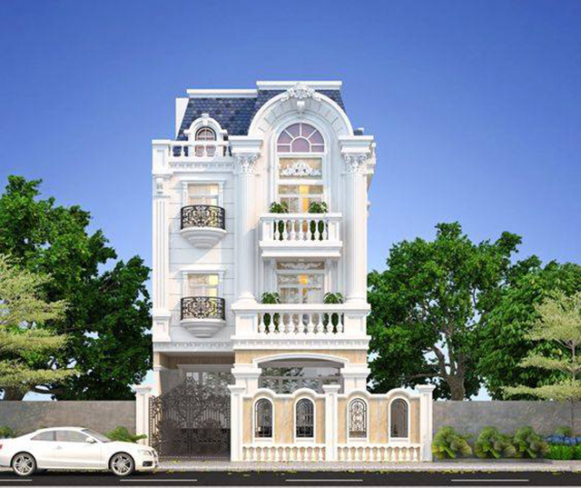 Dự án Thiết kế nội thất biệt thự tân cổ điển 105m2 tại Hoài Đức, Hà Nội