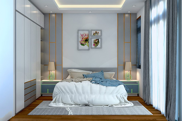 Thiết kế nội thất nhà liền kề 88m2 tại Hà Đô Dragon City